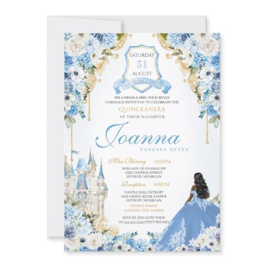 Royal Princess Light Blue Cinderella Quince V3