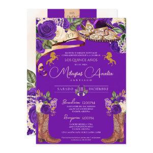 Royal Purple Rose Mariachi Fancy Western Charra