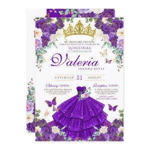 Royal Purple Violet Rose Butterfly Princess Quince