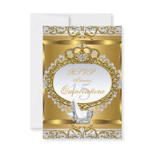 RSVP Princess Quinceanera Elite Gold Shoe 2