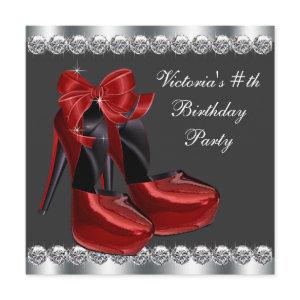 Ruby Red High Heel Shoe Birthday Party