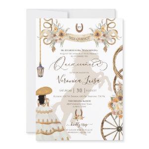 Rustic Charro Floral Boho Country Quinceanera v2
