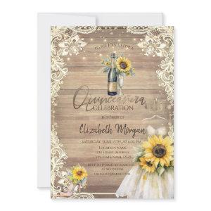 Rustic Lace,Dress,Lights,Sunflowers
