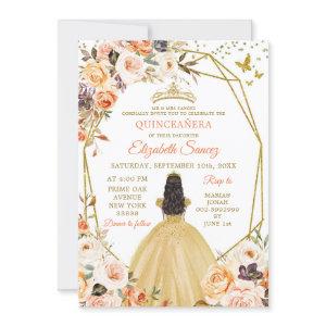 Rustic Orange Fall Princess Quinceañera