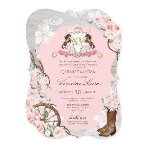 Rustic Pink Charro Quinceanera