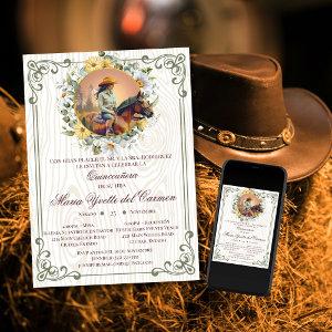 Rustic Vintage Spanish Mis Quince Quinceanera