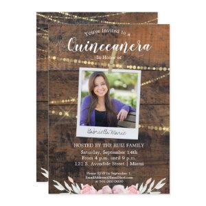 Rustic Western Quinceañera 15th Birthday Photo