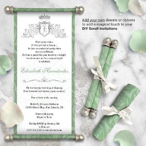 Sage Green Once Upon a Time DIY Scroll