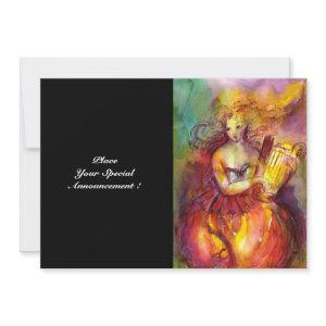 SAPPHO,DANCE MUSIC AND POETRY ,Gold Sparkles Announcement
