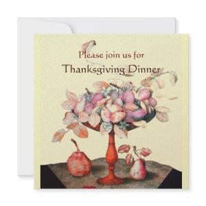 SEASON'S FRUITS 5 Thanksgiving Dinner Party gold