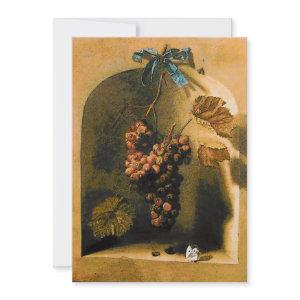 SEASON'S FRUITS - PROSPERITY ,yellow brown gold Announcement