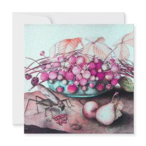SEASON'S FRUITS / STRAWBERRIES PEARS Black Pink Announcement