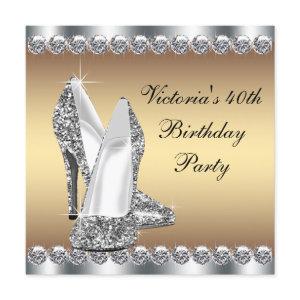 Silver and Gold Birthday Party