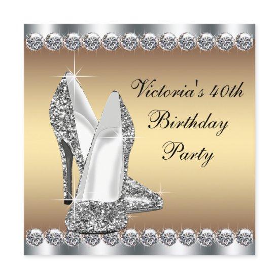 Silver and Gold Birthday Party