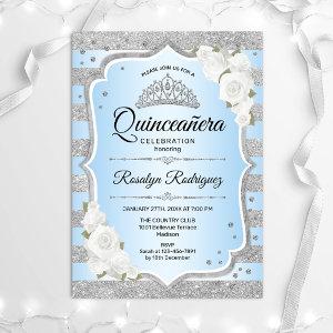 Silver Blue Quinceanera