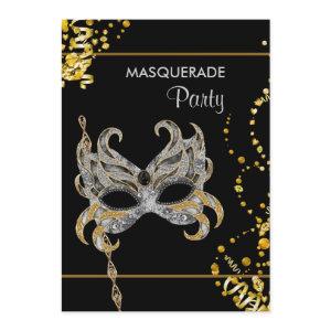 Silver Gold Mardi Gras Masquerade Party