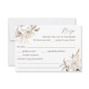 Silver, Gold & White Quinceañera RSVP
