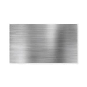 Silver Metallic Shimmer Foil Blank Place Card