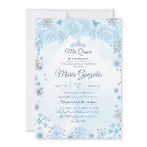Soft Blue Holiday Season Sweet 15th Birthday