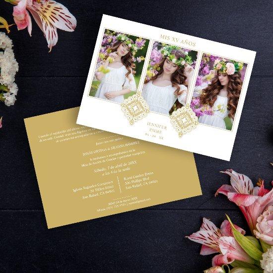 Spanish Cute Luxurious Flourish Gold Ornament