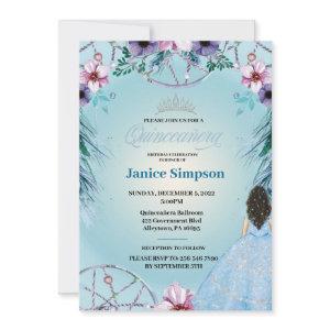 Spanish Quinceañera feather Dream catcher Invitati