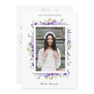 Spanish Quinceañera Photo Flower Branches