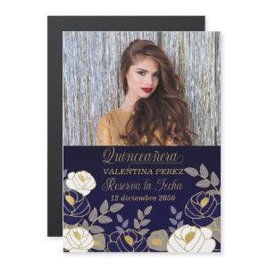 Spanish Quinceanera Save the Date Reserva la Fecha