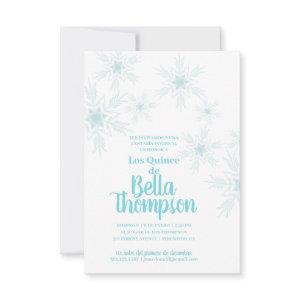 SPANISH quinceañera WINTER WONDERLAND birthday