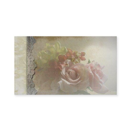 Spanish Rose quinceanera invite Business Cards