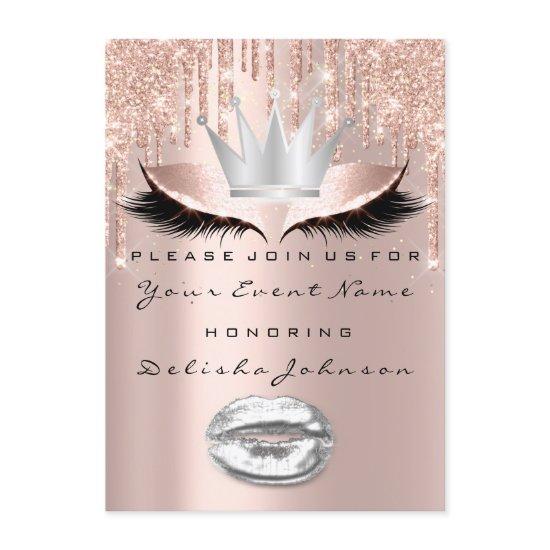 Spark Sweet 16th Drip Bridal Makeup  Crown Rose
