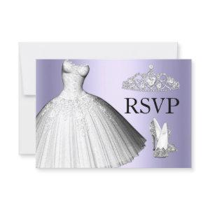 Sparkle Glitter Dress & Heels Quinceanera RSVP