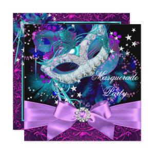 Sparkle Mask Bow Masquerade Party