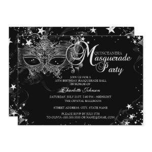Sparkle Mask Star Night Masquerade Quinceañera