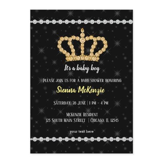 Sparkling Diamond Crown - choose your background