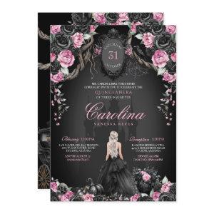 Spooky Princess Gothic Halloween Quinceanera