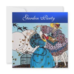 SPRING BIRDS GARDEN PARTY ,Blue Sapphire