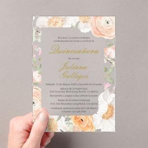 Spring Floral Quinceanera