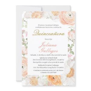 Spring Floral Quinceanera