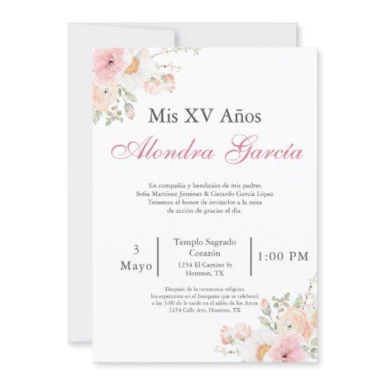 Spring Flower Quinceañera