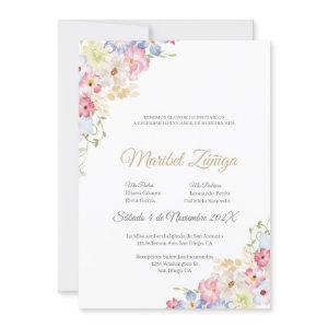 Spring flower Quinceanera