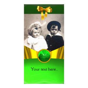 ST PATRICK'S CELTIC HEART SHAMROCK PHOTO TEMPLATE