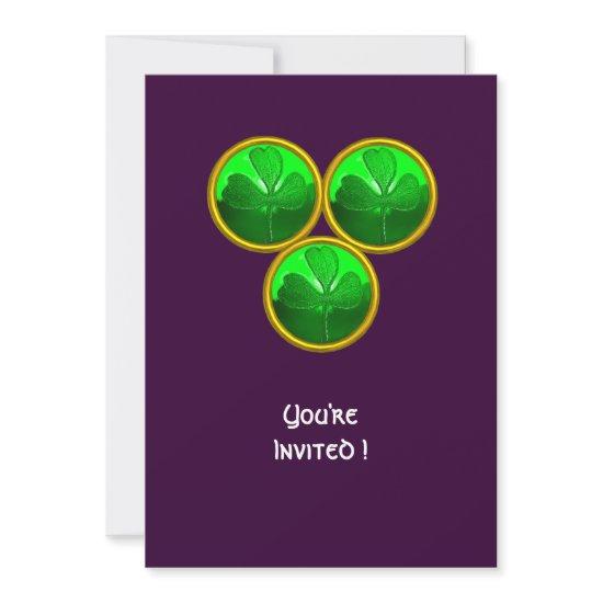 ST PATRICK'S DAY SHAMROCK TRINITY