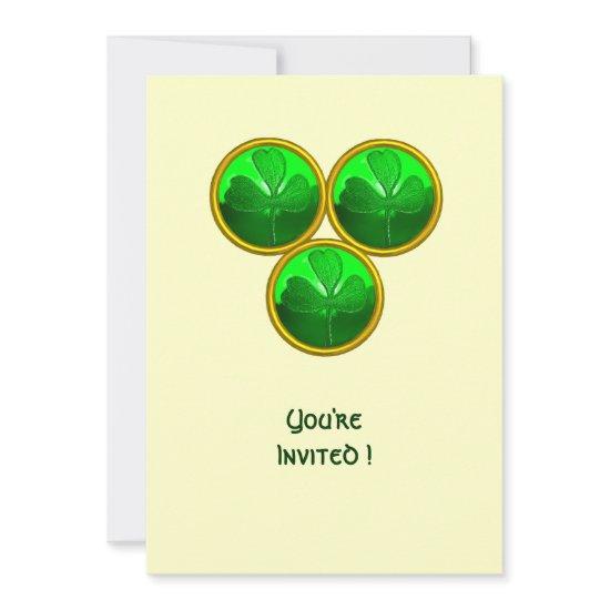 ST PATRICK'S DAY SHAMROCK TRINITY
