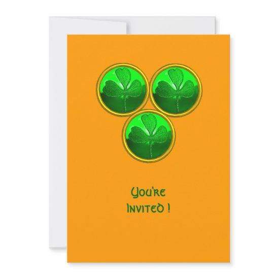 ST PATRICK'S DAY SHAMROCK TRINITY