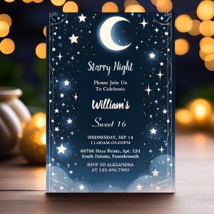 Stage Nature Galaxy Mystical Starry Night Sweet 16