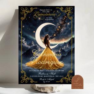 Starry Night Gold Quinceañera