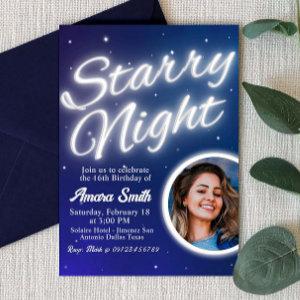Starry Night - Under the Stars with Photo