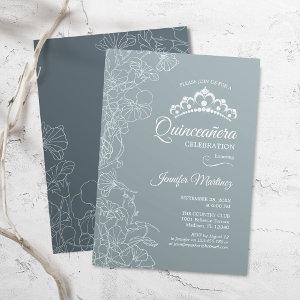 Steel Blue Quinceanera Party