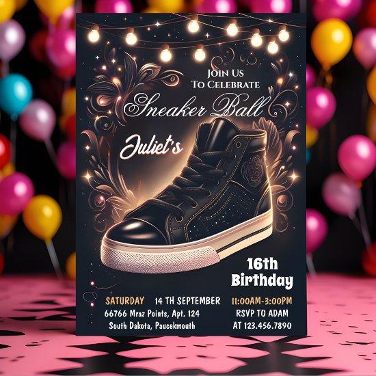Step Chic Shoe Girl Sweet 16 Sneaker Ball Birthday