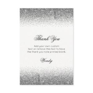 Stunning Silver Heels, Thank You Cards